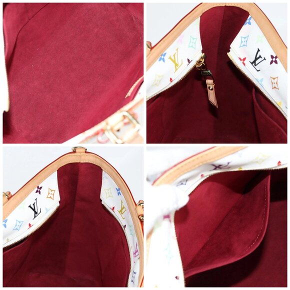 LOUIS VUITTON Multicolor Shirley GM Hand Bag 2way White M93214 LV Auth 115639AM - Picture 16 of 16